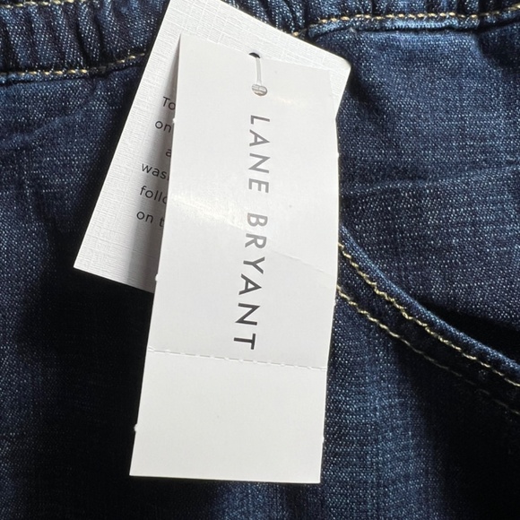NWT Lane Bryant Wide Leg jeans, Mid Rise 20 Short - Picture 6 of 6